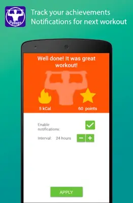 Pullups my workout android App screenshot 0