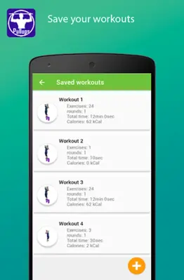 Pullups my workout android App screenshot 1