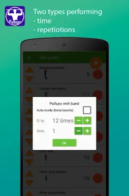 Pullups my workout android App screenshot 4