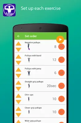 Pullups my workout android App screenshot 5